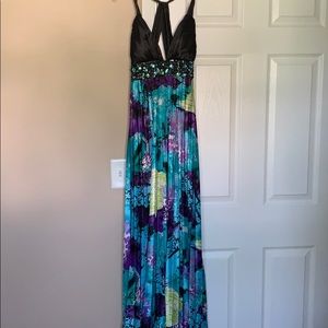 Black/ multicolor prom/formal dress